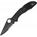 Нож Spyderco Delica4 Black Blade